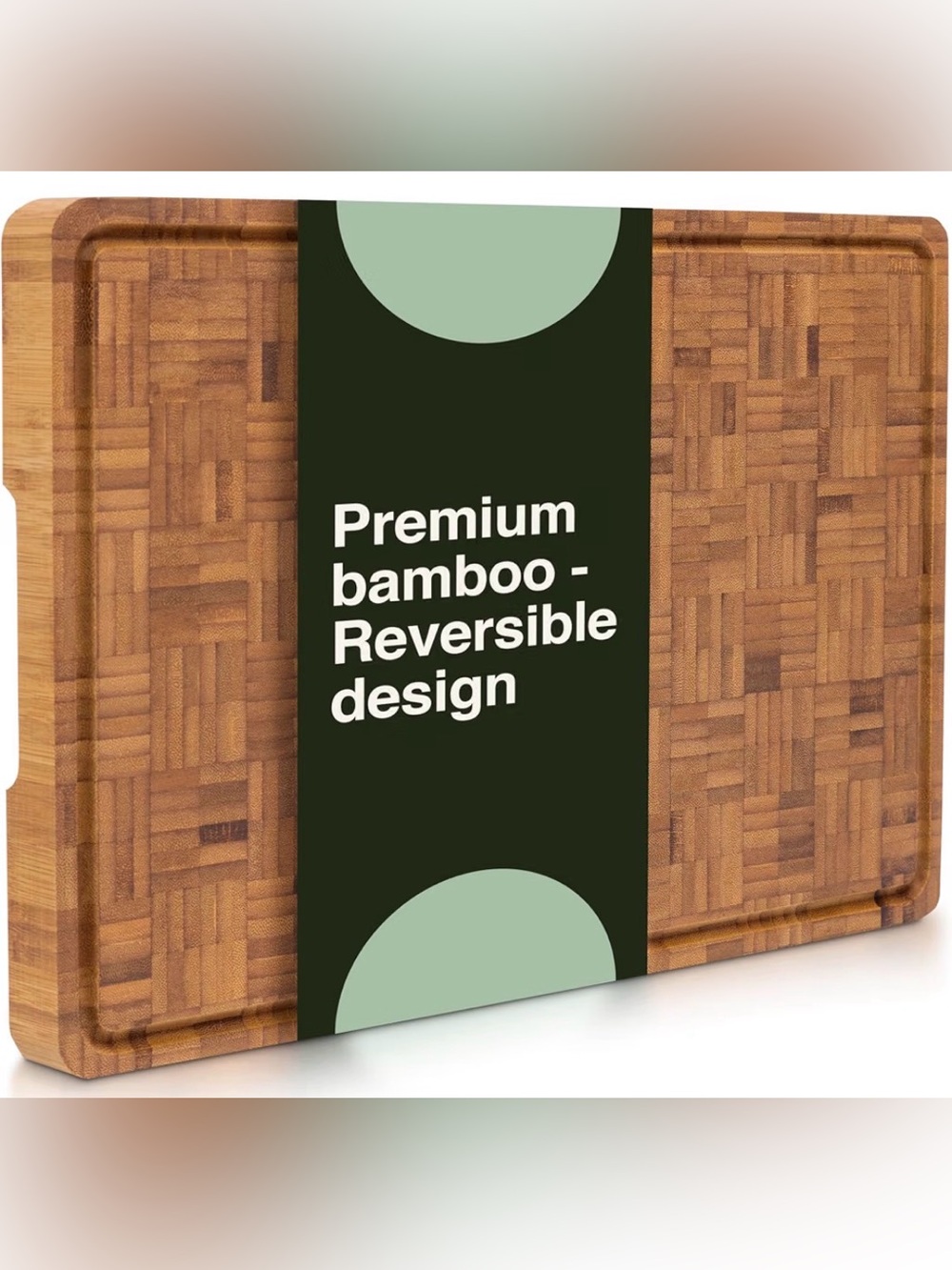 Cactus & Cubby Premium Bamboo Cutting Board.